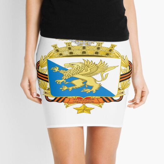 #Coat of arms of #Sevastopol, #Russia #CoatOfArms  Mini Skirt