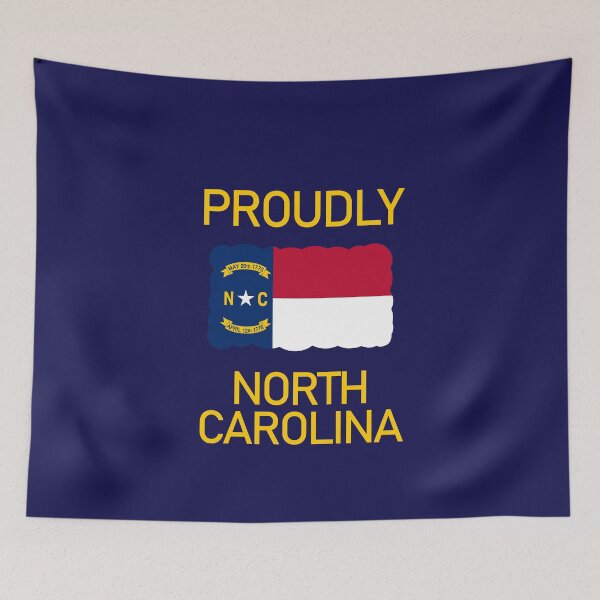 Item preview, Proudly North Carolina State Flag design designed and sold by GetItGiftIt.