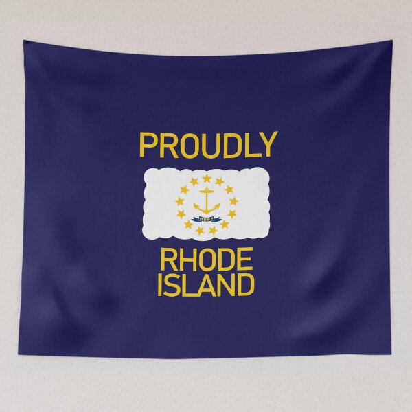 Item preview, Proudly Rhode Island State Flag design designed and sold by GetItGiftIt.