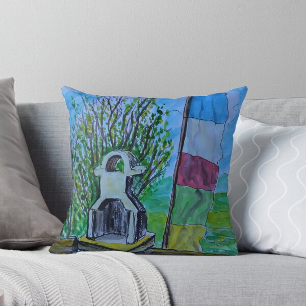 Item preview, Watercolor Sketch  - Buddhist Center on Saleve. 2013 designed and sold by Igor Pozdnyakov.