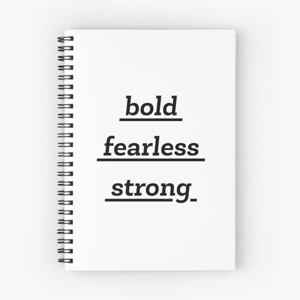 Item preview, Bold Fearless Strong  designed and sold by ZoollGraphics.