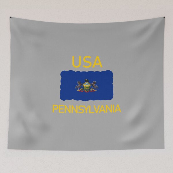 Item preview, Pennsylvania USA State Flag design designed and sold by GetItGiftIt.