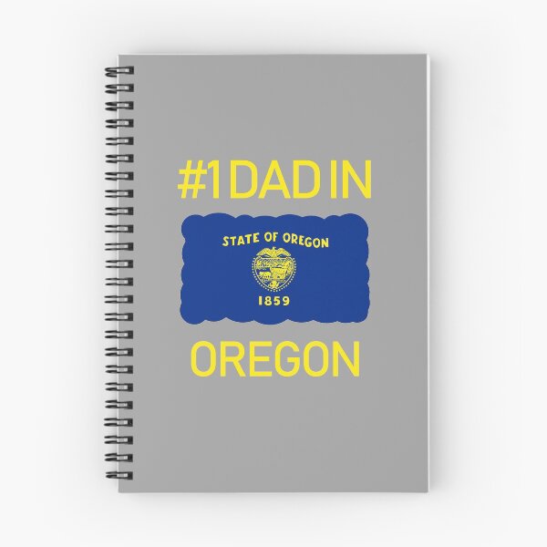 Item preview, Oregon Number 1 Dad State Flag design designed and sold by GetItGiftIt.