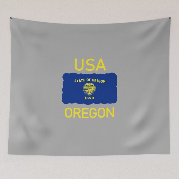 Item preview, Oregon USA State Flag design designed and sold by GetItGiftIt.