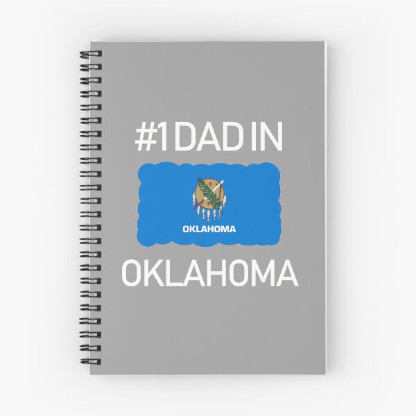 Item preview, Oklahoma Number 1 Dad State Flag design designed and sold by GetItGiftIt.
