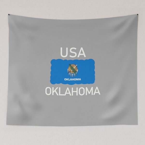 Item preview, Oklahoma USA State Flag design designed and sold by GetItGiftIt.