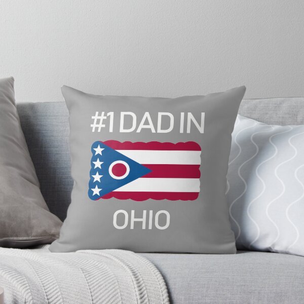Item preview, Ohio Number 1 Dad State Flag design designed and sold by GetItGiftIt.