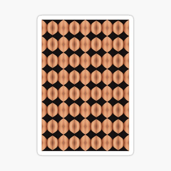 pattern, abstract, design, tile, repetition, art, decoration, vertical, textured, backgrounds, textile, no people, geometric shape, seamless pattern, retro style, styles Sticker
