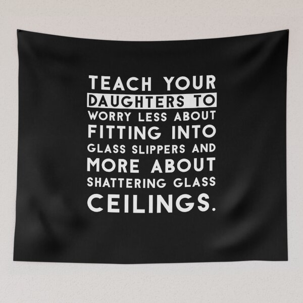Item preview, Teach your daughters to worry less slippers and more about designed and sold by Mad Over Store.