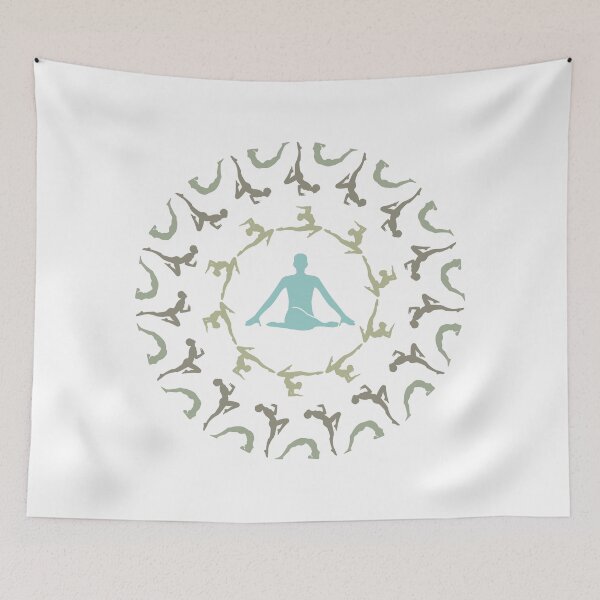 Item preview, Yoga Mandala- Unique yoga silhouette mandala designed and sold by Shawlin Islam.