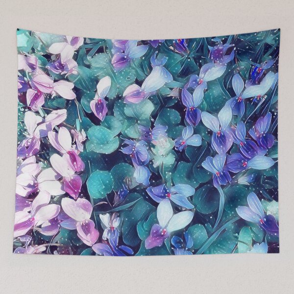 Item preview, violets designed and sold by AidaArt.