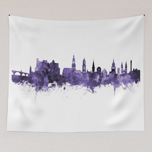 Item preview, Heidelberg Germany Skyline designed and sold by ArtPrints.