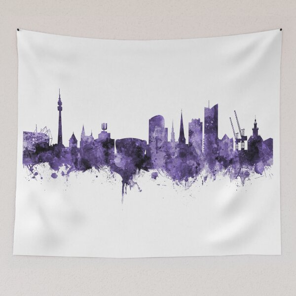 Item preview, Dortmund Germany Skyline designed and sold by ArtPrints.