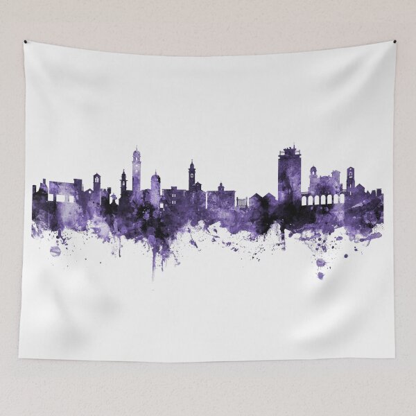 Item preview, Lugano Switzerland Skyline designed and sold by ArtPrints.