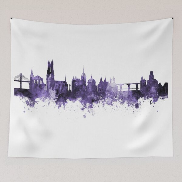 Item preview, Fribourg Switzerland Skyline designed and sold by ArtPrints.