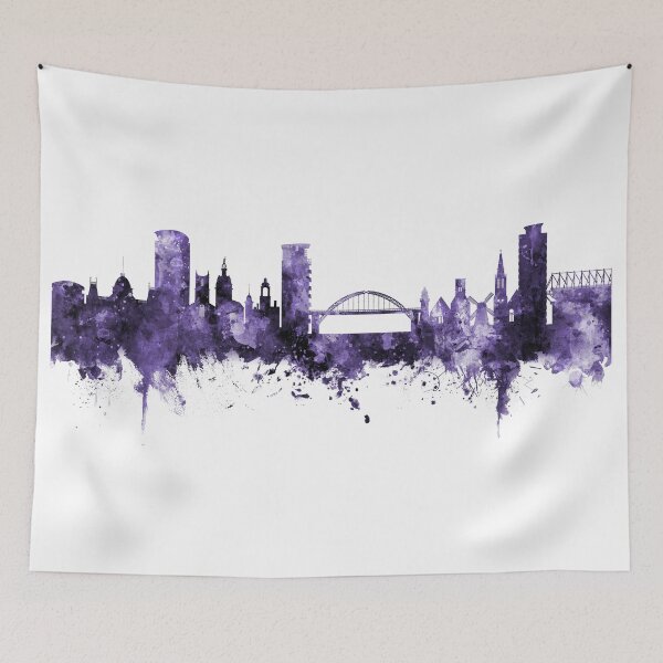 Item preview, Sunderland England Skyline designed and sold by ArtPrints.