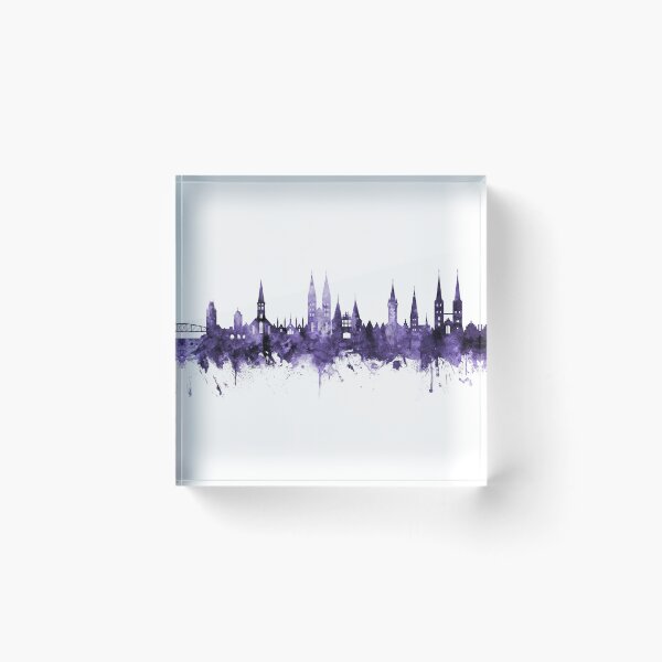 Item preview, Lubeck Germany Skyline designed and sold by ArtPrints.