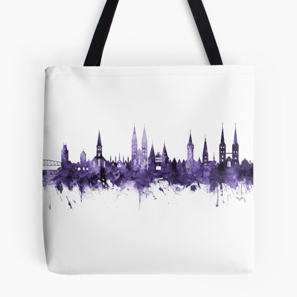 Item preview, Lubeck Germany Skyline designed and sold by ArtPrints.