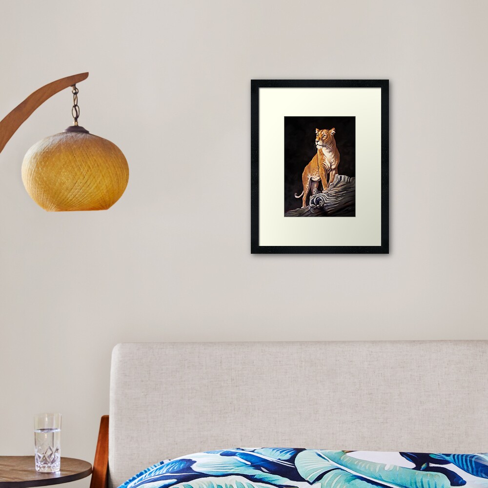 Item preview, Framed Art Print designed and sold by antarcticpip.