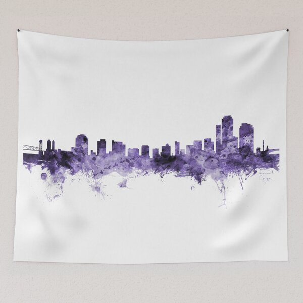 Artikelvorschau, Wilmington Delaware Skyline entworfen und verkauft von ArtPrints.