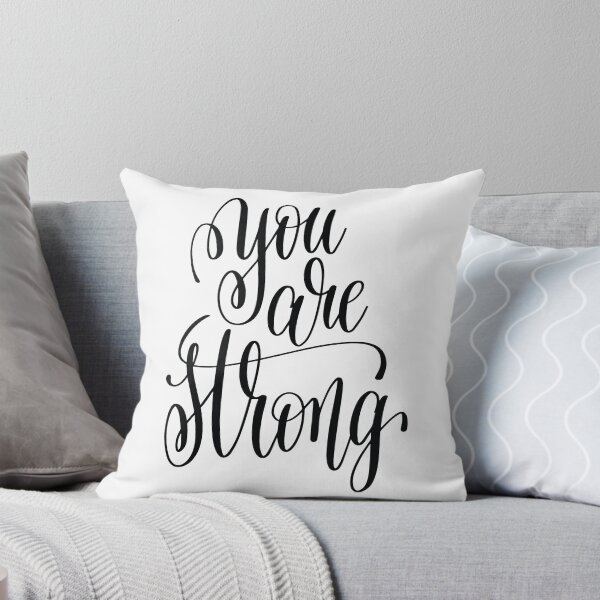 Item preview, You Are Strong Inspirational Quotes designed and sold by ProjectX23.