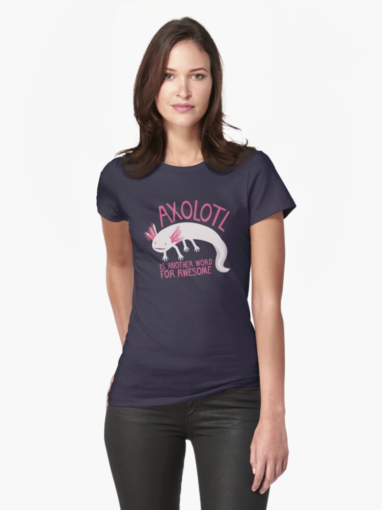 Thumbnail 1 of 3, Fitted T-Shirt, Another Word for Awesome designed and sold by jaffajam.