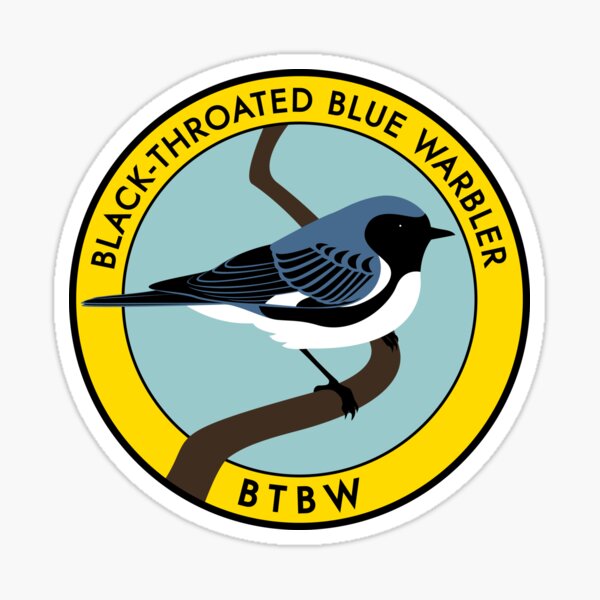 Black-throated Blue Warbler Sticker