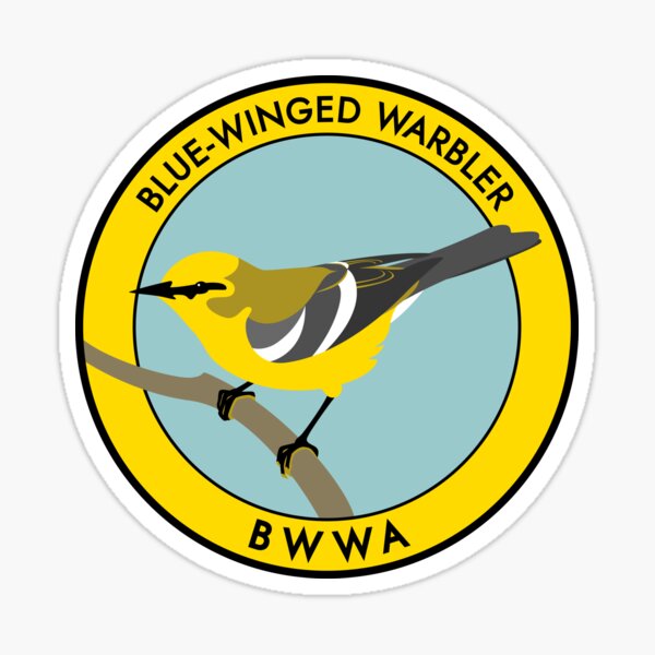 Blue-winged Warbler Sticker