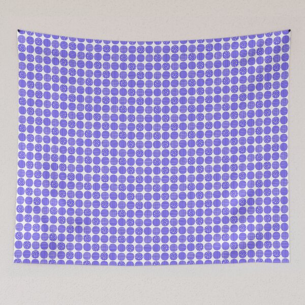 Item preview, Jacaranda polka dots designed and sold by GreenNote.