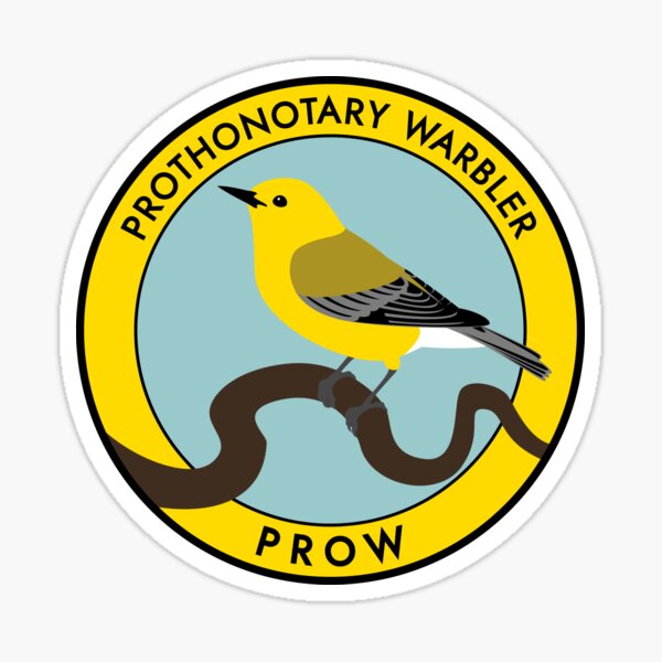 Prothonotary Warbler Sticker