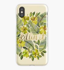Killin' It – Tropical Yellow iPhone Case