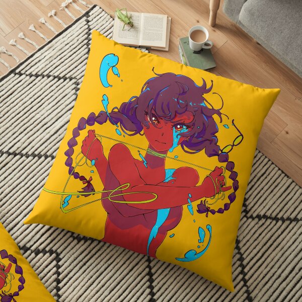 Mitsumekaeshite2 - Liquid Girl Floor Pillow