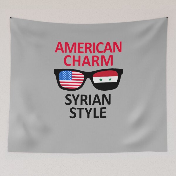Item preview, Syrian American Flags Sunglasses design  designed and sold by GetItGiftIt.