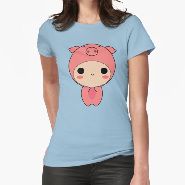 pig Fitted T-Shirt