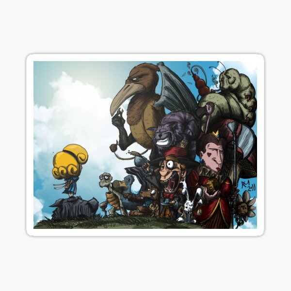 Alice in Wonderland Sticker