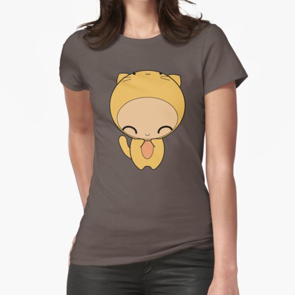 kitty kat Fitted T-Shirt