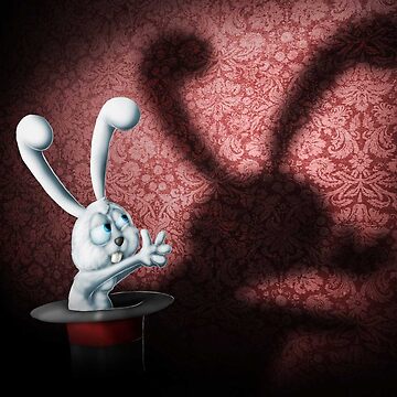 Artwork thumbnail, Bunny Shadow Puppet by Kieran Madden