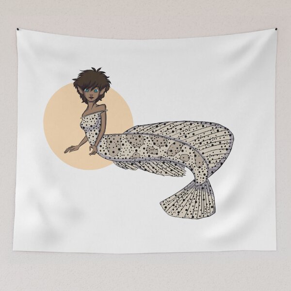 Item preview, Humpback Grouper Mermaid designed and sold by Blenderbeetle.