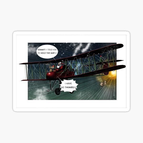 Santa's Sat Nav Sticker