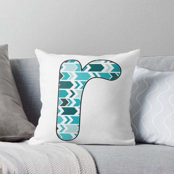 Item preview, Letter Series - r (teal arrows) designed and sold by jacqs.