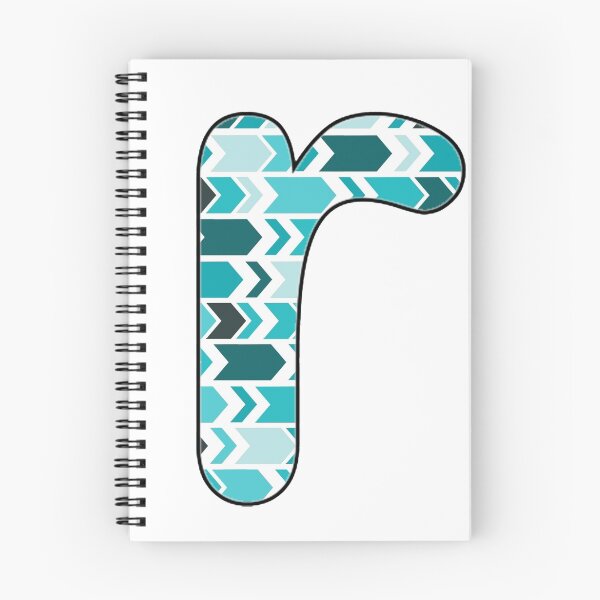 Item preview, Letter Series - r (teal arrows) designed and sold by jacqs.