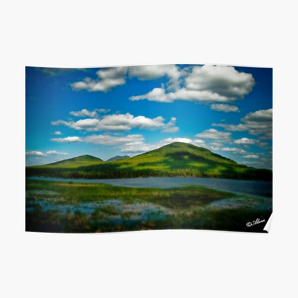 Spring in the Bigelow Mountains Poster