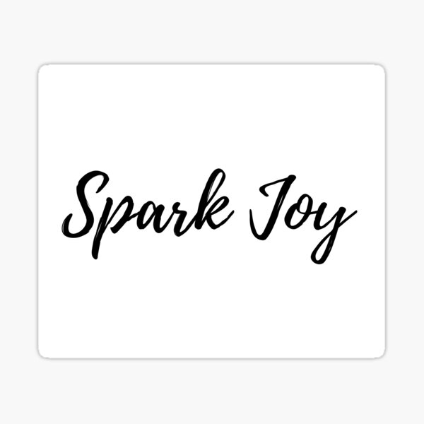 Item preview, Spark Joy, Marie Kondo Art Quote designed and sold by luxxdivine.