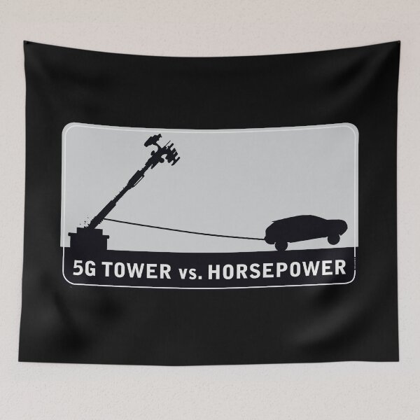 Item preview, 5G Tower vs. Horsepower designed and sold by thedrumstick.