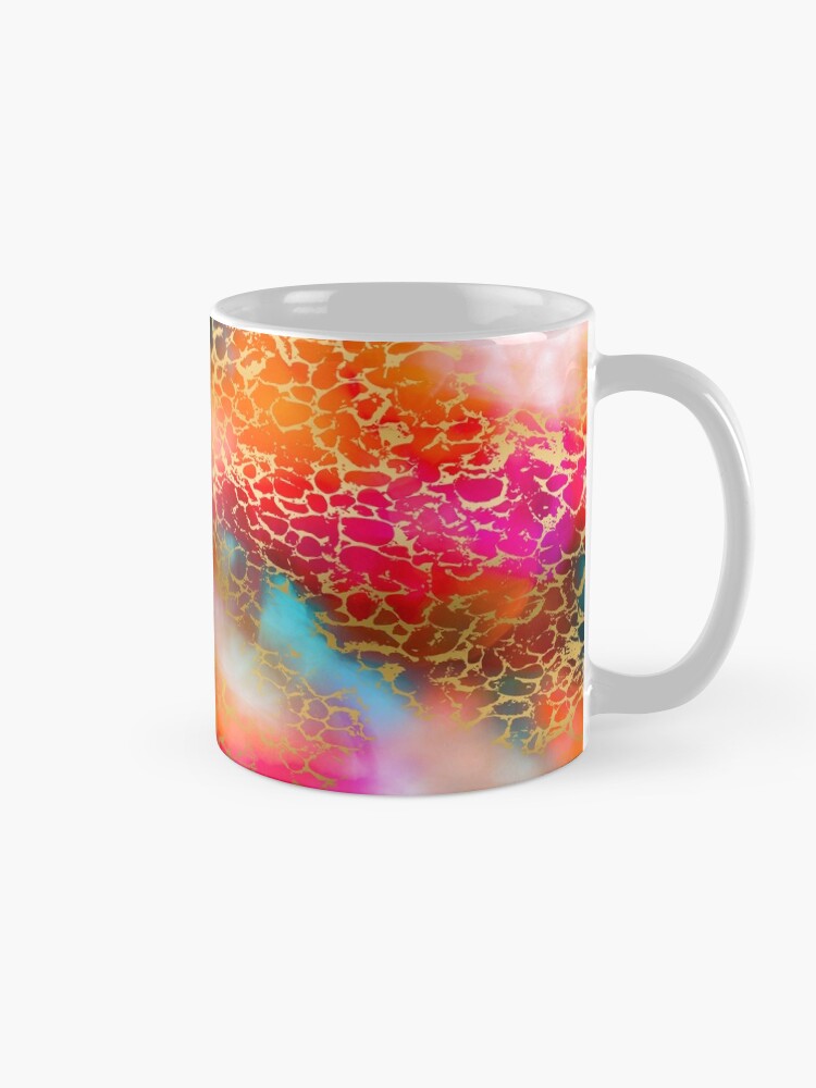 Alternate view of Hot gold color fancy Mug