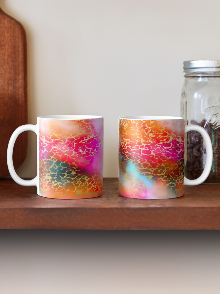 Alternate view of Hot gold color fancy Mug
