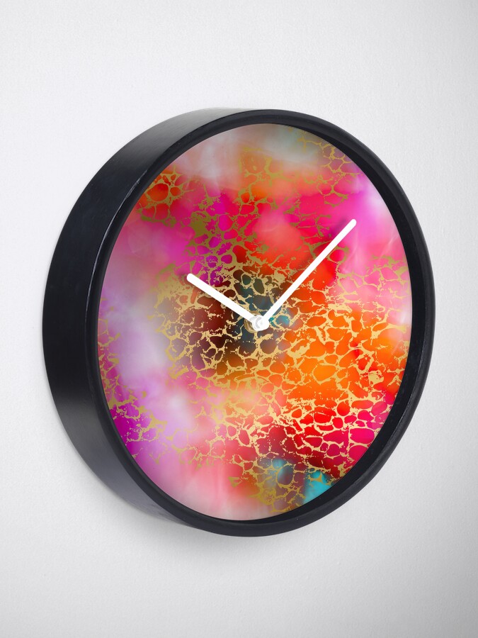 Alternate view of Hot gold color fancy Clock