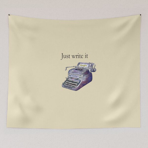 Item preview, vintage Remington typewriter in line and wash illustration designed and sold by TrudyFong.