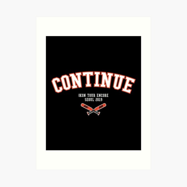 KPOP iKON TOUR ENCORE SEOUL 2019 TSHIRT/ HOODIE/ CASE Art Print