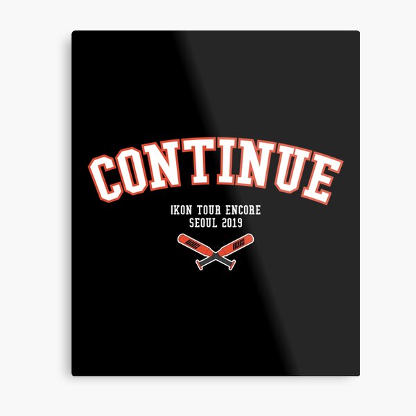 KPOP iKON TOUR ENCORE SEOUL 2019 TSHIRT/ HOODIE/ CASE Metal Print